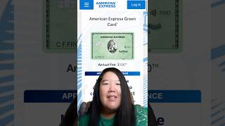 American Express Green Card amex amexgreen finance personalfinance creditcard [upl. by Armillas]