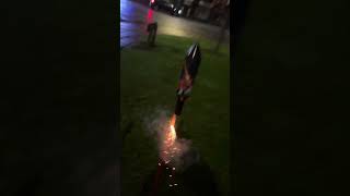 Double Burst Rockets Live Firing In The UK fireworksshow pyro topshotterfireworks fireworksuk [upl. by Milson]