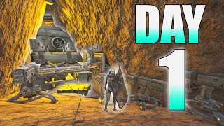 I Claimed Scorched Earths Best Rathole Day 1 SOLO  Ark PvP [upl. by Anatsirhc]