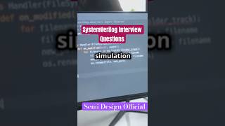 SystemVerilog VLSI Interview Questions semiconductor vlsi shorts interviewquestions [upl. by Truman]