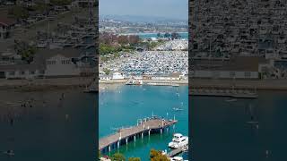 Ocean Relaxation 🌊 California Coast🏝️Summer Beach Vacation Romantic Views Harbor tranquilscenery [upl. by Natanhoj]