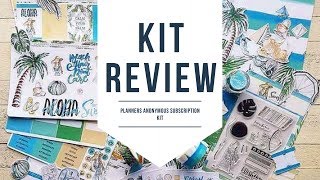 Review of quotPlanners Anonymousquot Monthly Kit [upl. by Jordans]