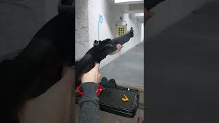 Wife shooting Beretta 1301 Tactical Pistol Grip Mod 2 Hahaha [upl. by Arerrac]