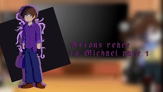 Aftons react to Michael Afton part 1 Short Made by ♡͎K͎a͎z͎u͎♡͎ [upl. by Bud763]