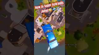 How to Super Hydraulic Jump 🚙✈️🤣💀🤯 lol Fortnite PC streamer [upl. by Gavrilla556]