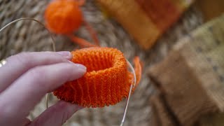 How to knit a folded cuff for socks [upl. by Small]