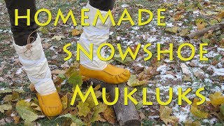 Making Snowshoe Mukluks [upl. by Aseefan]