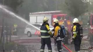 Groot alarm voor woningbrand in t Zandt [upl. by Epner113]