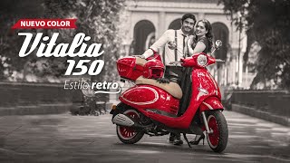 🛵🔴 VITALIA 150 🔴🛵ROJA ITALIKA [upl. by Eixam272]