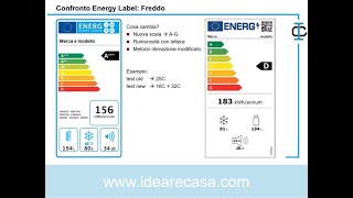 Classi Energetiche Elettrodomestici 2021 [upl. by Esiouqrut]