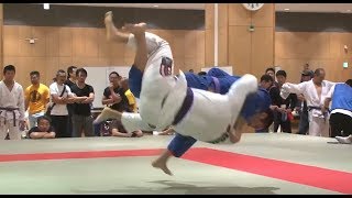 Takedown Highlight Judo and Wrestling in BJJ [upl. by Wolfram651]