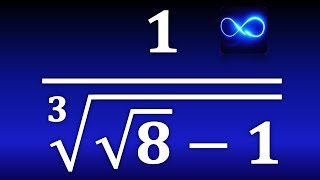 Racionalización de fracciones raíz cúbica con raíz cuadrada dentro [upl. by Johan]