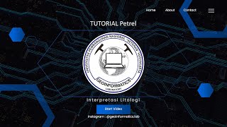 TUTORIAL PETREL INTERPRETASI LITOLOGI [upl. by Lertnahs780]