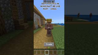 BOYS VS GIRLS IN MINECRAFT BE LIKE PART  VIMAL minecraft gaming tranding shortsviralviral [upl. by Nylsirhc]