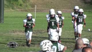 Austin Martinez 98 yard TD fumble recover  Montebello Indians vs Norwalk Saints [upl. by Durning399]