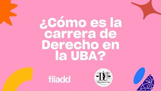 ¿Cómo es la carrera de Derecho en la UBA  Plan de estudio [upl. by Dnomaid810]