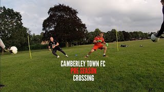 Camberley Town FC Goalkeeper Training  Pre Season  Fitness Crosses amp Shot Stopping [upl. by Ttezzil]