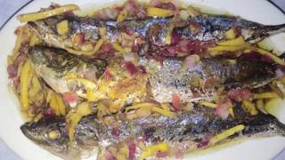 Escabeche Galunggong  ESCABECHENG ISDA  LUTONG PINOY  Panlasang Pinoy [upl. by Eilujna]