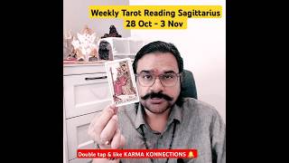 Saggitarius  धनु Weekly Tarot Reading 28 Oct  3 Nov ytshorts astrology sagittarius [upl. by Modesta810]