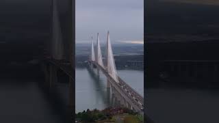 The Queensferry Crossing fife edinburgh scotland forthbridges drone [upl. by Lad608]