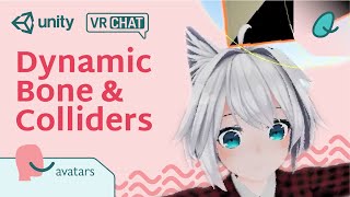 VRChat Dynamic Bones and Colliders in Unity under 8 minutes ENG SUB [upl. by Turmel]