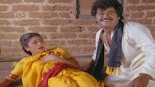 Jaggesh Trying to Spoil Bhavyas Life  Solillada Saradara Kannada Movie Part9 [upl. by Atram252]