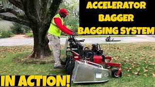 Exmark Vantage 48quot Accelerator bagger bagging system by Blades of Grass Lawn Care [upl. by Eeraj]