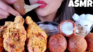 BHC 뿌링뿌링 뿌링클 치킨 먹방 ASMR 리얼사운드 치즈볼 노토킹 먹방 🍗 MUKBANG CHICKEN amp CHEESE BALL EATING SOUNDS プリンクルチキン [upl. by Bresee]