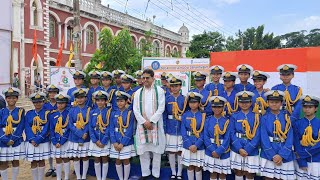 State Level Observance of Har Ghar Tiranga Campaign 2024 Agartala St Xaviers School Band [upl. by Rider]