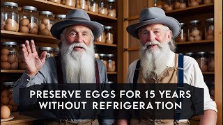 How Amish Preserve EGGS For 15 Years Without Refrigeration  Amish Insights [upl. by Felix]