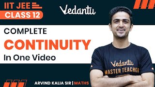 Continuity Class 12  One Shot  JEE 2023  IIT JEE  Arvind Kalia Sir [upl. by Lahcim]