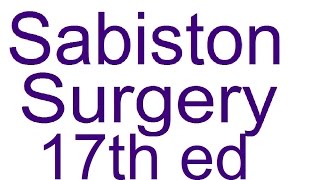 SUR03Sabiston Surgery Questions 17th ed [upl. by Gillman]