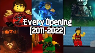 Every Ninjago Opening 20112022 [upl. by Sorvats757]