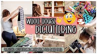 THE OVERWHELMED HOME  a new way to declutter Realistic Declutter with Me [upl. by Eelahc]