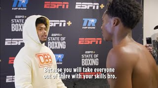 Shakur Stevenson GIVES Abdullah Mason a MILLION DOLLAR advice after getting KNOCKDOWN 2X [upl. by Tomasine105]