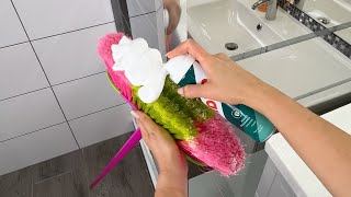 Rasierschaum auf den Besen auftragen – Geniale Anwendung für Ihre Dusche [upl. by Anehc]