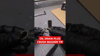 Oil Drain Plug Crush Washer Stuck oilchange [upl. by Naffets859]