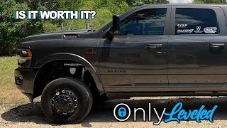 The BEST Leveling Kit for Ram HD Trucks  2022 Ram 3500 Dually  Thuren Fab [upl. by Tempa]