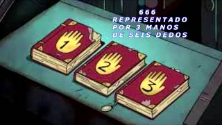 DISNEY Gravity Falls mensajes satanicos [upl. by Fulbert]