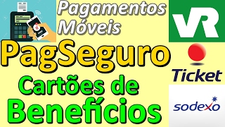 Aceitar Alelo Ticket VR e Sodexo na Moderninha  Cartões de Benefícios e PagSeguro [upl. by Muhammad]