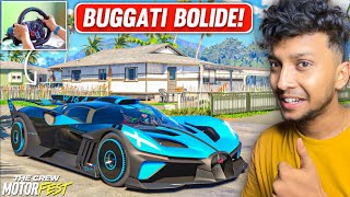 FINALLY I BOUGHT BUGGATI BOLIDE 😍  DREAM CAR  The Crew Motorfest  LOGITECH G29 [upl. by Gabriell]