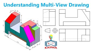 Drawing 0202 Understanding Multiview Drawing [upl. by Tory]