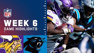 Vikings vs Panthers Week 6 Highlights  NFL 2021 [upl. by Ardnuhsed]