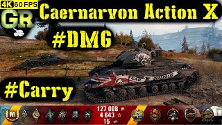 World of Tanks Caernarvon Action X Replay  5 Kills 44K DMGPatch 140 [upl. by Stallworth]