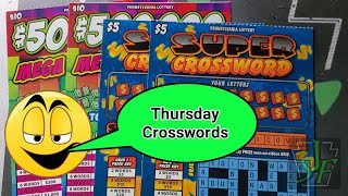 Thursday Crosswords Try Try Again Pa Lottery Scratch Tickets [upl. by Naget]