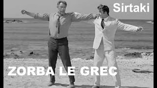 MusicCinema Zorba the Greek Sirtaki Zorba le Grec Αλέξης Ζορμπάς 1964 [upl. by Akenor]