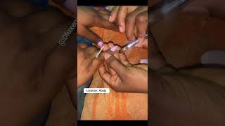 Acrylic Application  how to apply acrylic powdernailart acrylicapplication  beginnernailtech [upl. by Gagne490]