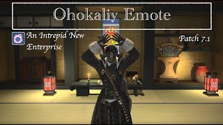 Final Fantasy XIV  Ohokaliy Emote [upl. by Winthorpe]