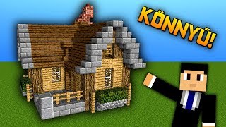 Minecraft Hogyan Építs Egyszerű Túlélő Házat [upl. by Marchal]