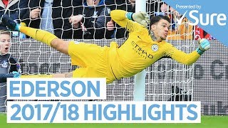 EDERSON  INCREDIBLE DEBUT SEASON  Best of 201718 [upl. by Latreshia]